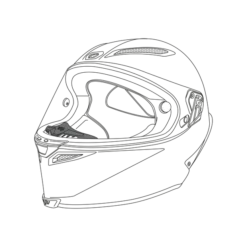 AGV Pista GP R Breath Deflector 20kit60200