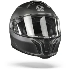 AGV Tourmodular Solid Mplk Mat Zwart Systeemhelm -Motorfiets Uitrusting Winkel AGV Tourmodular Solid Mplk Matt Black v2.35