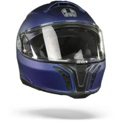 AGV Tourmodular Solid Mplk Galassia Blauw Mat Systeemhelm -Motorfiets Uitrusting Winkel AGV Tourmodular Solid Mplk Matt Galassia Matt.35