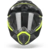 AGV AX9 Siberia Mat Zwart Geel Fluo Adventure Helm