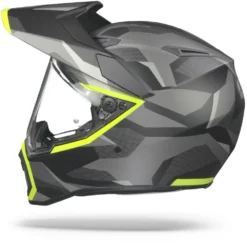 AGV AX9 Siberia Mat Zwart Geel Fluo Adventure Helm -Motorfiets Uitrusting Winkel Agvax9siberiamattblackyellowfluo.11