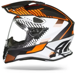 Airoh Commander Boost Mat Oranje Adventure Helm -Motorfiets Uitrusting Winkel Airoh commander boost orange mat.11