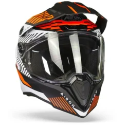 Airoh Commander Boost Mat Oranje Adventure Helm -Motorfiets Uitrusting Winkel Airoh commander boost orange mat.35