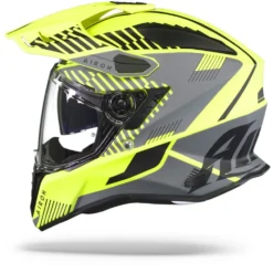 Airoh Commander Boost Mat Geel Adventure Helm -Motorfiets Uitrusting Winkel Airoh commander boost yellow matt.11