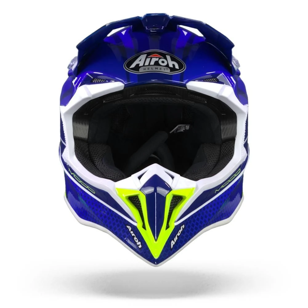 Airoh Wraap Mood Blauw Crosshelm 2 Airoh Wraap Mood Blauw Crosshelm - Afbeelding 2