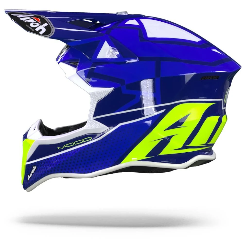 Airoh Wraap Mood Blauw Crosshelm 5 Airoh Wraap Mood Blauw Crosshelm - Afbeelding 5