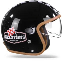 Helstons Flag Carbon Fiber Black Jethelm 9 Helstons Flag Carbon Fiber Black Jethelm -Motorfiets Uitrusting Winkel HelstonsFlagBlack.29