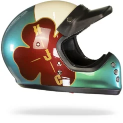 HJC V60 Ofera Groen Rood MC4 Integraalhelm