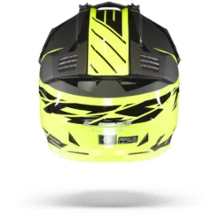 LS2 MX437 Fast Evo Roar Mat Zwart Hi-V Geel Crosshelm -Motorfiets Uitrusting Winkel Ls2 mx 437 fast evo roar matt black hi v yellow.19