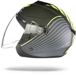 LS2 OF573 Twister II Luna Mat Zwart Titanium Jethelm -Motorfiets Uitrusting Winkel Ls2 of 573 twister II luna matt black titanium.11