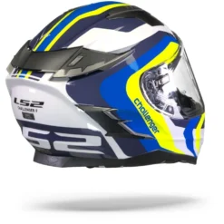 LS2 FF327 Challenger Galactic Glans Wit Geel Blauw Integraalhelm 11 LS2 FF327 Challenger Galactic Glans Wit Geel Blauw Integraalhelm -Motorfiets Uitrusting Winkel Ls2 ff327 challenger galactic white yellow blue.24