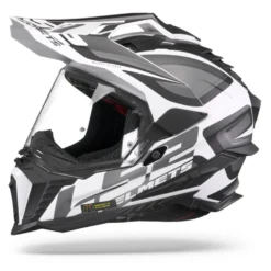 LS2 MX701 Explorer Alter Mat Zwart Wit Adventure Helm -Motorfiets Uitrusting Winkel Ls2 mx701 explorer alter matt black white.08