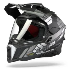 LS2 MX701 Explorer Atlantis Mat Titanium Adventure Helm -Motorfiets Uitrusting Winkel Ls2 mx701 explorer atlantis matt titanium.06