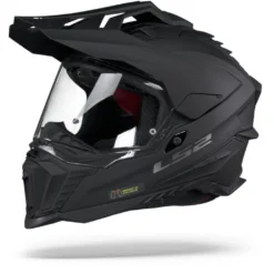 LS2 MX701 Explorer Solid Mat Zwart Adventure Helm -Motorfiets Uitrusting Winkel Ls2 mx701 explorer solid matt black.07