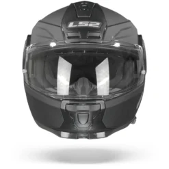 LS2 FF902 Scope Solid Mat Zwart Systeemhelm -Motorfiets Uitrusting Winkel Ls2ff902scopesolidmattblack.01