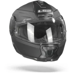 LS2 FF902 Scope Solid Mat Zwart Systeemhelm -Motorfiets Uitrusting Winkel Ls2ff902scopesolidmattblack.35