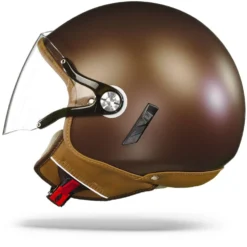 Nexx SX.60 Jazzy Brown Choc Mat Jethelm -Motorfiets Uitrusting Winkel Nexx Sx60 Jazzy Brown Choc Mt.11