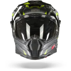 Nexx X.WED2 Columbus Grijs Neon Mat Adventure Helm -Motorfiets Uitrusting Winkel Nexx x wed 2 columbus grey neon mt.01