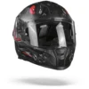 Nexx SX.100R Abisal Zwart Rood Mat Integraalhelm