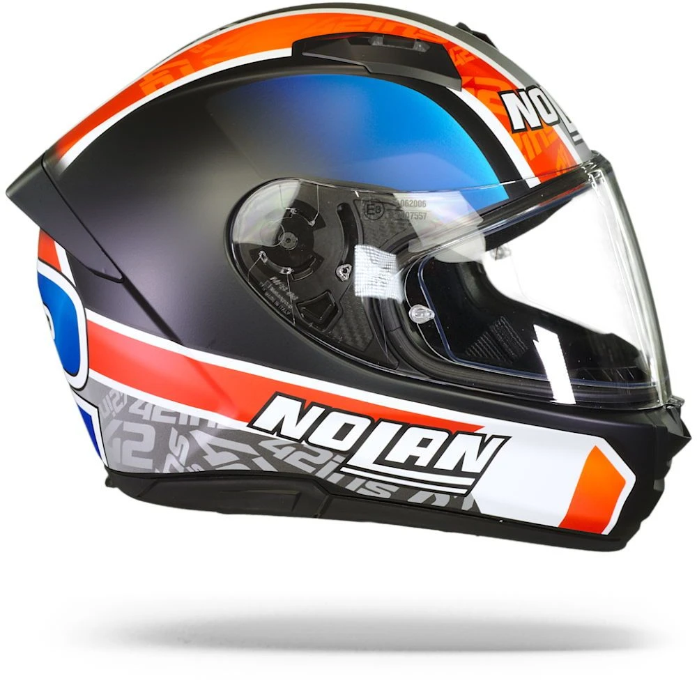 Nolan N60-6 Gemini Replica 44 A. Rins Mat Zwart Integraalhelm 5 Nolan N60-6 Gemini Replica 44 A. Rins Mat Zwart Integraalhelm - Afbeelding 5
