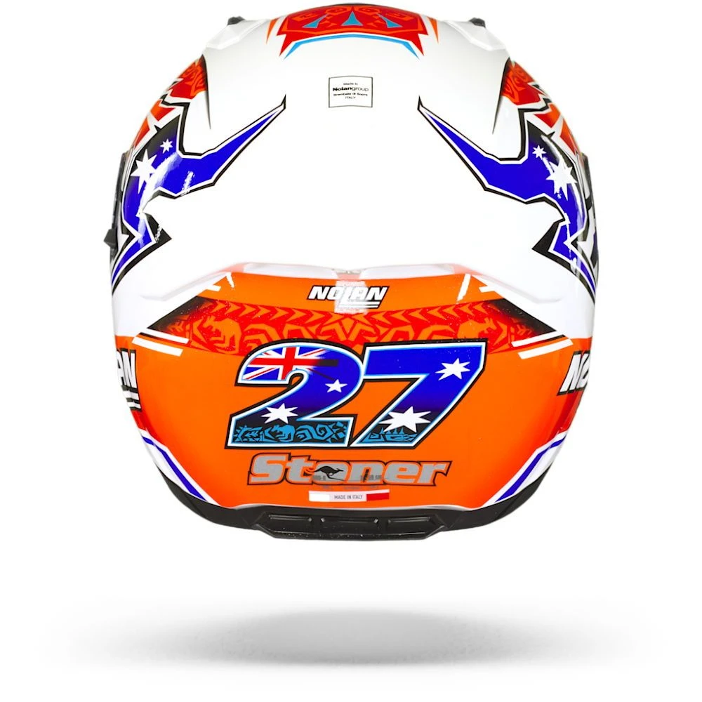 Nolan N60-6 Gemini Replica 50 C. Stoner Metal Wit Integraalhelm 6 Nolan N60-6 Gemini Replica 50 C. Stoner Metal Wit Integraalhelm - Afbeelding 6