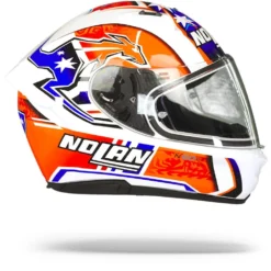 Nolan N60-6 Gemini Replica 50 C. Stoner Metal Wit Integraalhelm 8 Nolan N60-6 Gemini Replica 50 C. Stoner Metal Wit Integraalhelm -Motorfiets Uitrusting Winkel Nolan n60 6 gemini replica 50.29