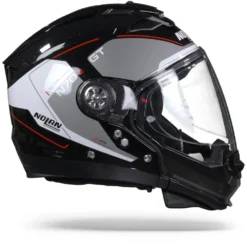 Nolan N70-2 GT Lakota N-Com 037 Multihelm -Motorfiets Uitrusting Winkel NolanN702GTLakotaN comMetalBlack37.29