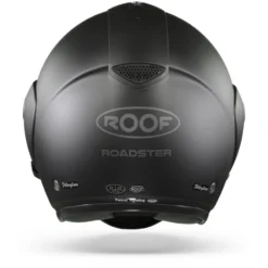 ROOF Roadster Iron Mat Zwart Zilver Jethelm