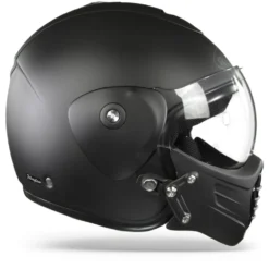 ROOF Roadster Iron Mat Zwart Zilver Jethelm -Motorfiets Uitrusting Winkel Roof roadster iron mat black silver.29