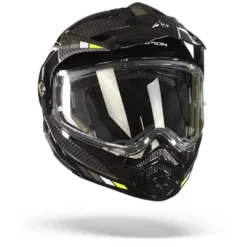 Scorpion ADX-2 Camino Zwart-Silver-Neon Geel Adventure Helm -Motorfiets Uitrusting Winkel Scorpion Adx 2 Camino Black Silver Neon Yellow.35