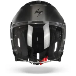 Scorpion EXO-S1 Essence Mat Zwart-Silver Jethelm -Motorfiets Uitrusting Winkel Scorpion Exo S1 Essence Matt Black Silver.01