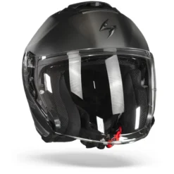 Scorpion EXO-S1 Essence Mat Zwart-Silver Jethelm -Motorfiets Uitrusting Winkel Scorpion Exo S1 Essence Matt Black Silver.35