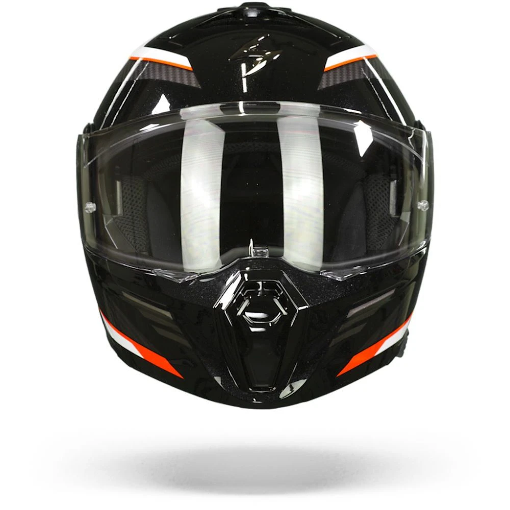 Scorpion EXO-930 Navig Metal Zwart-Rood Systeemhelm 5 Scorpion EXO-930 Navig Metal Zwart-Rood Systeemhelm - Afbeelding 5