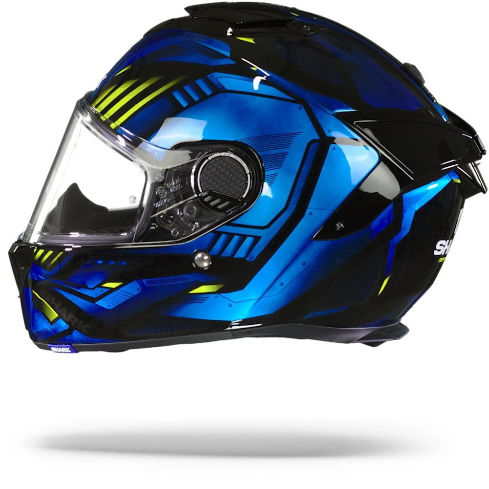 Shark Spartan GT Bcl. Micr. Replikan Zwart Chrom Blauw KUB Integraalhelm