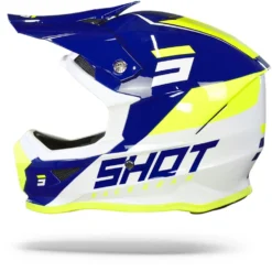 SHOT Furious Chase Navy Glanzend Crosshelm -Motorfiets Uitrusting Winkel Shot furious chase navy glossy.11