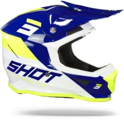 SHOT Furious Chase Navy Glanzend Crosshelm -Motorfiets Uitrusting Winkel Shot furious chase navy glossy.29