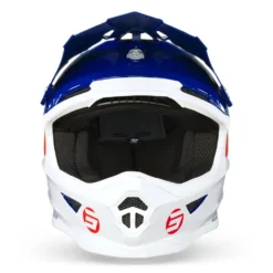 SHOT Furious Kid Roll Navy Wit Rood Glanzend Crosshelm