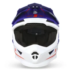 SHOT Furious Raw 3.0 Navy Rood Mat Crosshelm