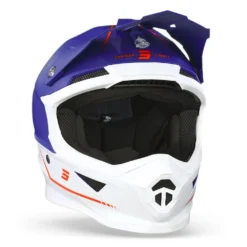 SHOT Furious Raw 3.0 Navy Rood Mat Crosshelm -Motorfiets Uitrusting Winkel Shot furious raw 3.0 navy red matt.35