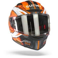 Suomy Track 1 404 Rood Wit Integraalhelm -Motorfiets Uitrusting Winkel Suomy track 1 404 red white.35