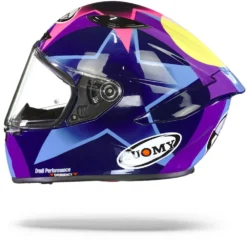 Suomy Track 1 Bastianini Replica Blauw Paars Integraalhelm -Motorfiets Uitrusting Winkel Suomy track 1 bastianini replica blue purple.11