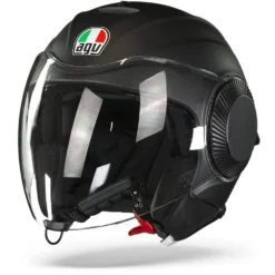 AGV Orbyt Mat Zwart Jethelm -Motorfiets Uitrusting Winkel agv orbyt matt black frontpage