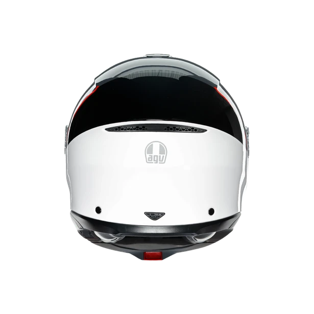 AGV Tourmodular Multi Mplk Balance Wit Grijs Rood Systeemhelm 2 AGV Tourmodular Multi Mplk Balance Wit Grijs Rood Systeemhelm - Afbeelding 2