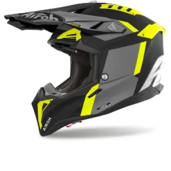Airoh Aviator 3 Glory Geel Mat Offroad Helm -Motorfiets Uitrusting Winkel airoh aviator 3 glory yellow matt helmet 1