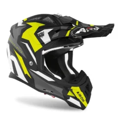 Airoh Aviator Ace Swoop Yellow Matt Offroad Helmet
