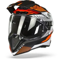 Airoh Commander Boost Mat Oranje Adventure Helm