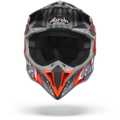 Airoh Wraap Alien Zwart Rood Crosshelm -Motorfiets Uitrusting Winkel airoh wraap alien black red.01