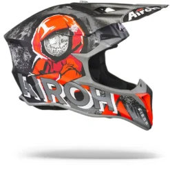 Airoh Wraap Alien Zwart Rood Crosshelm -Motorfiets Uitrusting Winkel airoh wraap alien black red.29