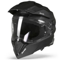 Airoh Commander Color Mat Zwart Adventure Helm -Motorfiets Uitrusting Winkel airoh commander black matt.04 1
