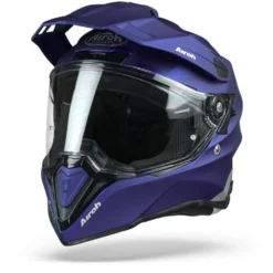 Airoh Commander Color Blauw Mat Adventure Helm -Motorfiets Uitrusting Winkel airohcommandercolorbluematt.04 1